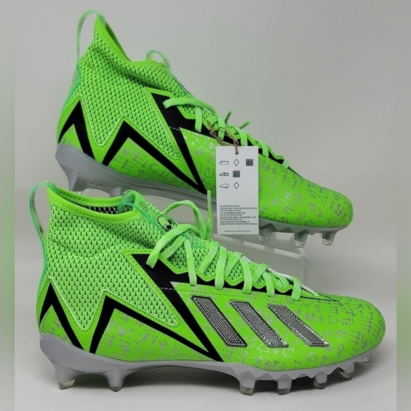 Adidas Freak 23 Green Black Super Bowl Football Cleats GW1749 Men\'s Size 10 New main image 10